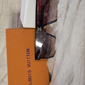 L V Brown Frame Sunglasses with Brown Lenses